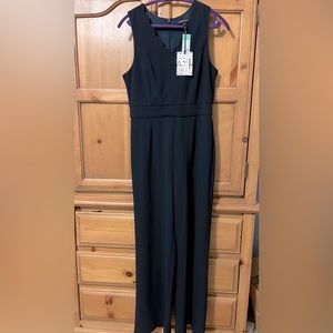 One piece pants suit sleeveless new
